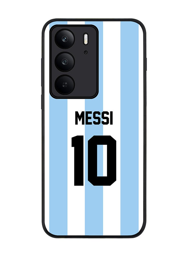 For Realme C75x / C75 4G Case,Slim fit Camera Protection, Shockproof Thin Phone cover  - Football - Argentina,  Messi